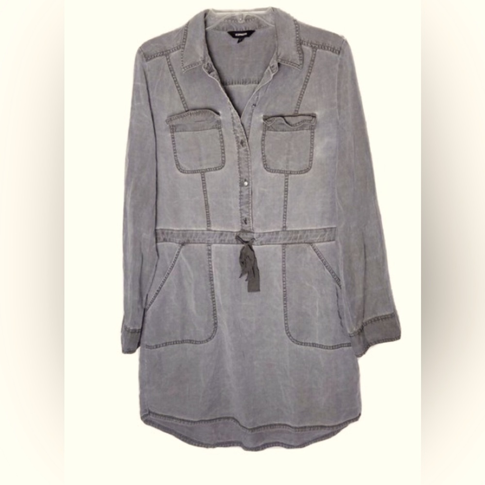 Express
Distressed Chambray Dress